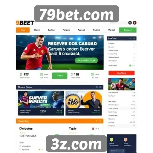 Avaliação da interface do usuário do 79bet.com